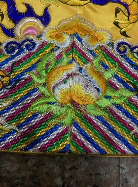 精品黄色龙袍软身佛像衣服佛袍神炮保生大帝玉皇大帝王母娘娘绣品
