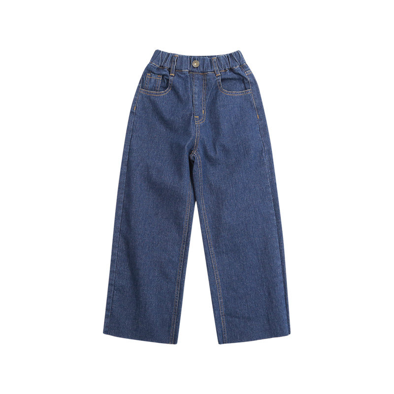 Cunyi纯一良品童装女童牛仔裤春秋新品中大童绵软亲肤微喇阔腿裤,淘宝优惠券,粉丝福利购,淘宝优惠卷