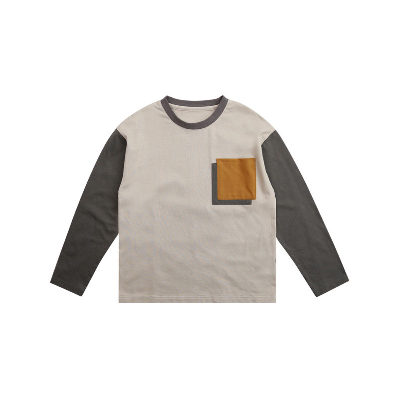 Cunyi纯一良品童装男童长袖T恤秋季新品儿童纯棉细腻撞色打底衫,淘宝优惠券,粉丝福利购,淘宝优惠卷