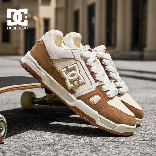 DC SHOES奶白摩卡板鞋男款2025新款男鞋冬季休闲鞋复古鞋子男潮鞋 - 图3