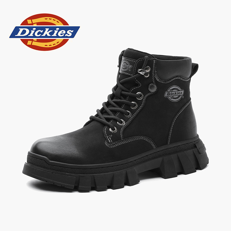 Dickies黑色马丁靴男款2026新款加绒棉鞋工装雪地靴子男冬季男鞋,淘宝优惠券,粉丝福利购,淘宝优惠卷