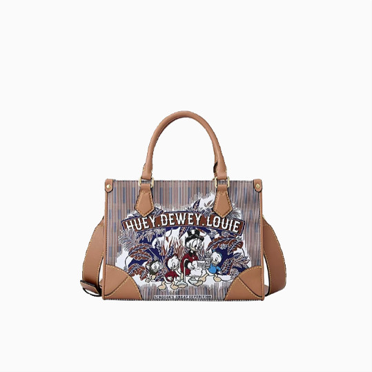 Fion/菲安妮巧锦托特包迪士尼唐老鸭大容量斜挎手提包FAAFAMN004,淘宝优惠券,粉丝福利购,淘宝优惠卷