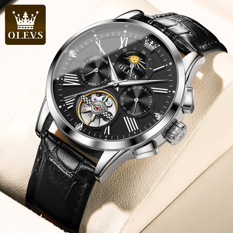 2021年新款瑞士男士男全自动机械表 欧利时鼎延国产腕表