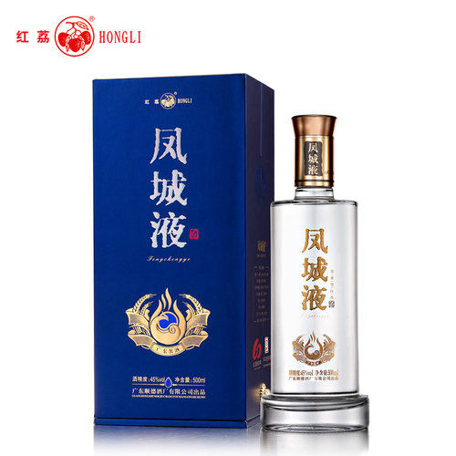红荔凤城液45度浓香型纯粮食酒曲酒岭南名酒500ml宴会送礼酒 - 图1