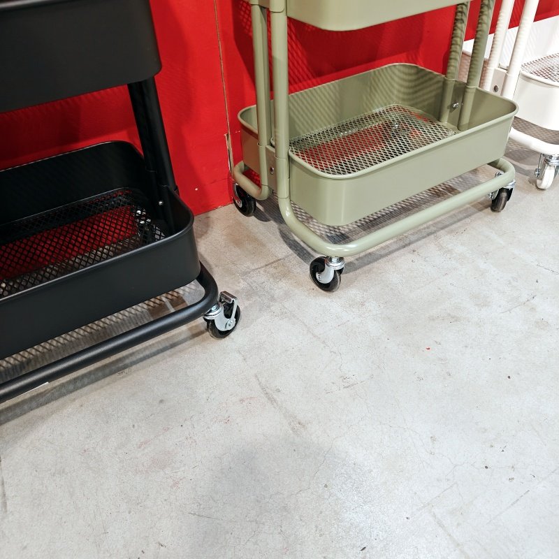 宜家代购拉斯克手推车小推车置物架厨房储物架3层客厅收纳架,淘宝优惠券,粉丝福利购,淘宝优惠卷