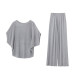 ຊຸດຜ້າຖັກສີເທົາ Lyocell Tencel