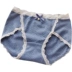 Berry Ginger Punch Cotton Vintage Bow Bow Quần mid-up Nữ nk011 - Giống cái