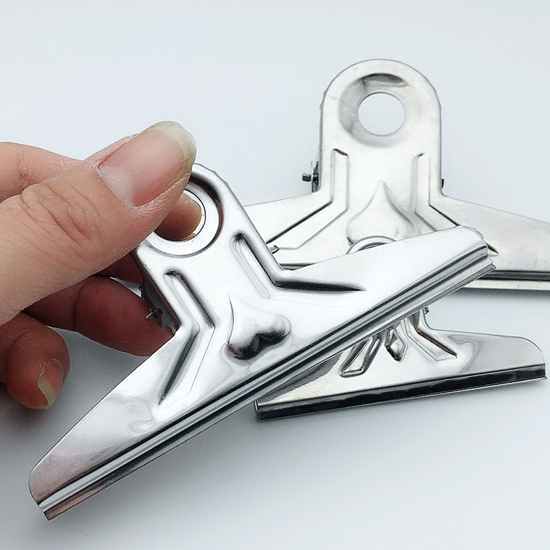 满9.9元包邮文件夹子 票据夹子 白铁夹 整理夹