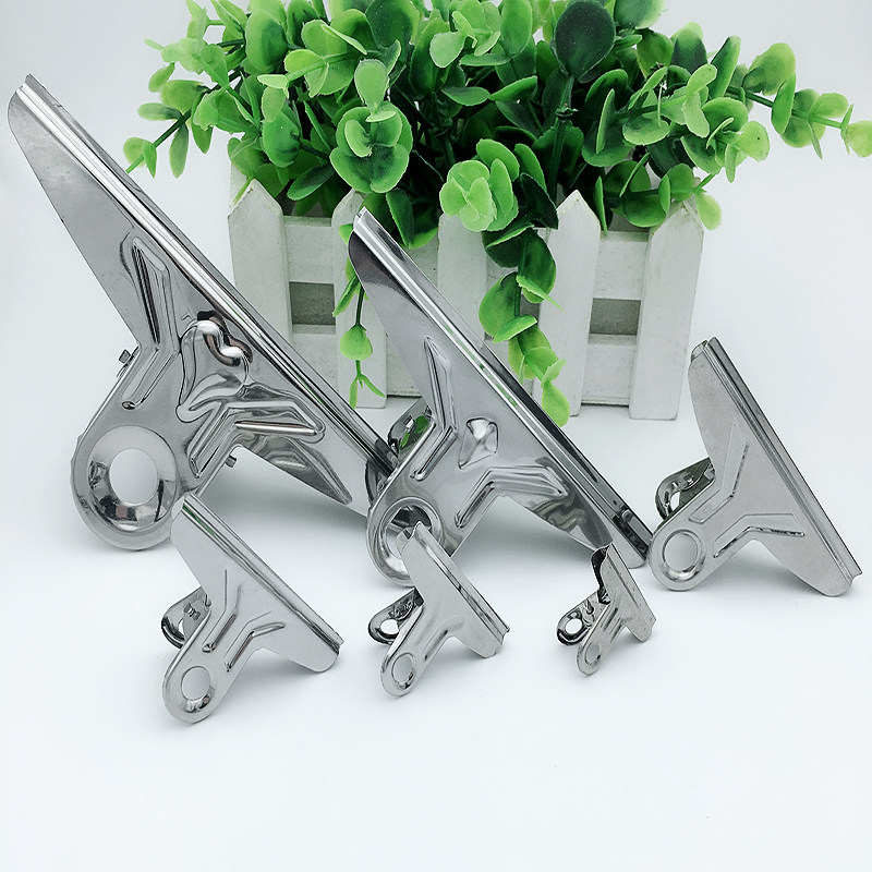 满9.9元包邮文件夹子 票据夹子 白铁夹 整理夹