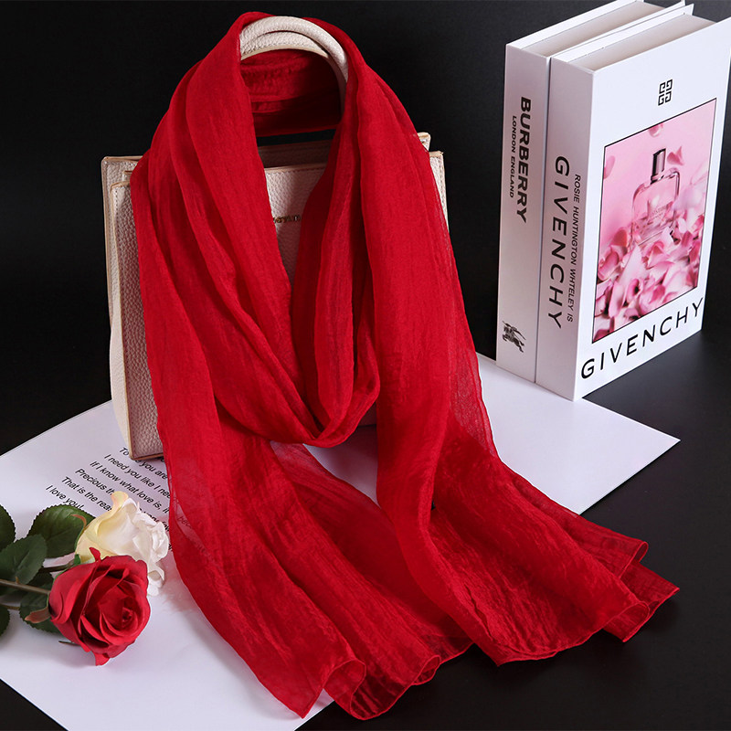 杭州丝绸丝巾真丝围巾女2025秋冬薄款披肩妈妈保暖围脖宝蓝色披风,淘宝优惠券,粉丝福利购,淘宝优惠卷