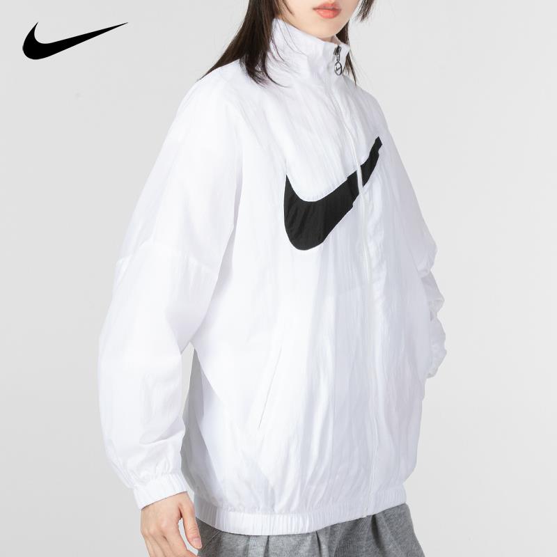 Nike耐克女装2023新款宽松休闲运动上衣立领夹克外套DX5865-100