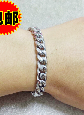 钛钢手链男韩版钛钢链