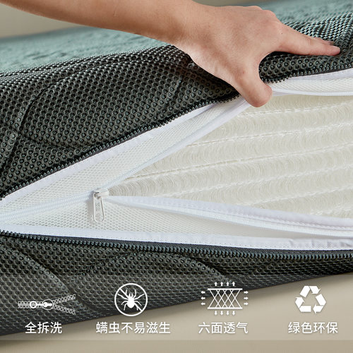 kaison凯茵成纯3D床垫无胶水全水洗透气1.8m空气纤维丝4D5D6D护腰 - 图2