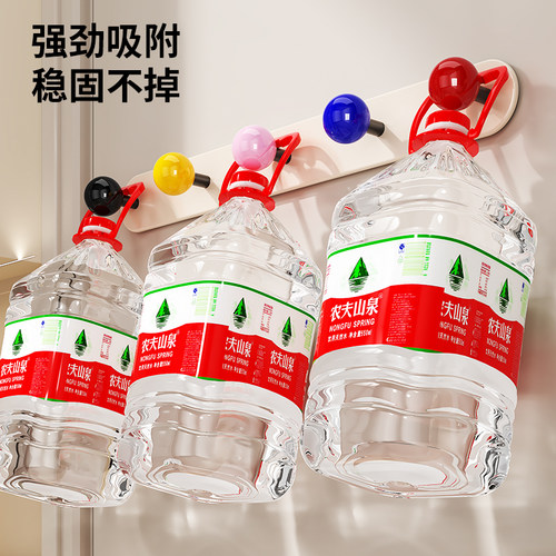 磁吸置物架壁挂入户门后玄关置物收纳钥匙挂钩拖鞋雨伞架磁铁套装 - 图3