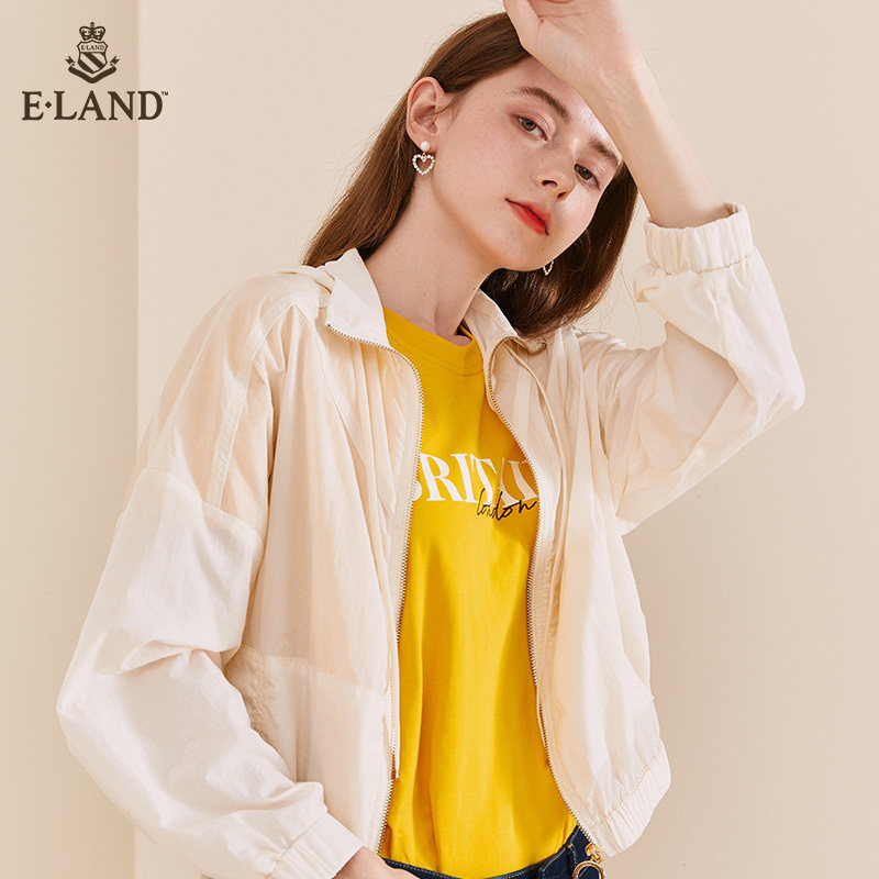 eland秋季新款长袖eeja938q1n ELAND短外套