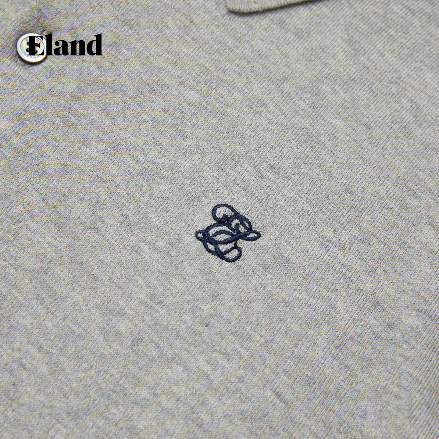 【男装上新】Eland衣恋毛衣休闲短袖翻领合体上衣2026春夏新款,淘宝优惠券,粉丝福利购,淘宝优惠卷