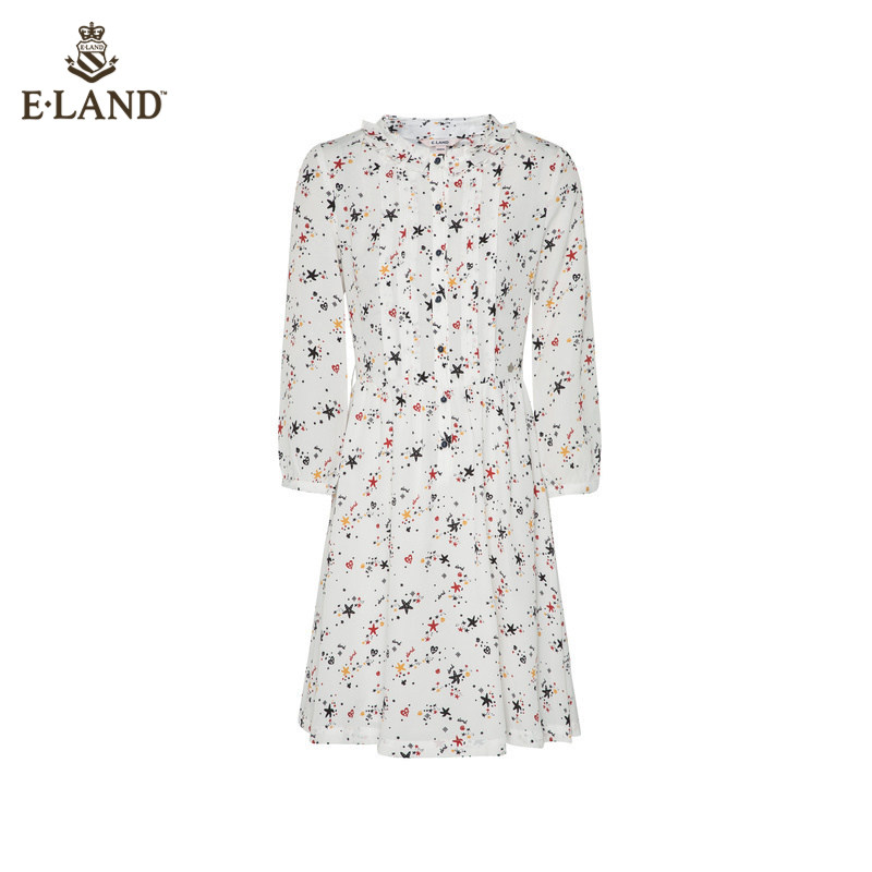 eland夏季新款碎花eeow86301t ELAND连衣裙