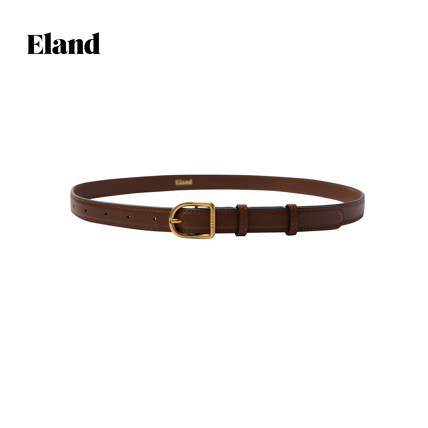 Eland衣恋腰带女式时尚金属扣皮带2025冬季新款 - 图3