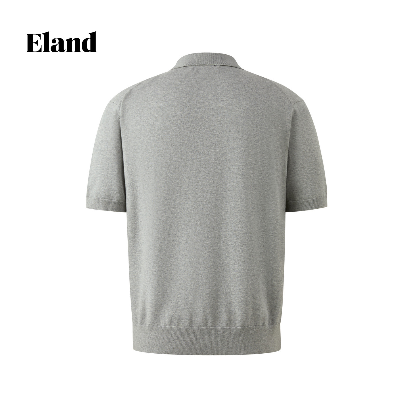 【男装上新】Eland衣恋毛衣休闲短袖翻领合体上衣2026春夏新款,淘宝优惠券,粉丝福利购,淘宝优惠卷