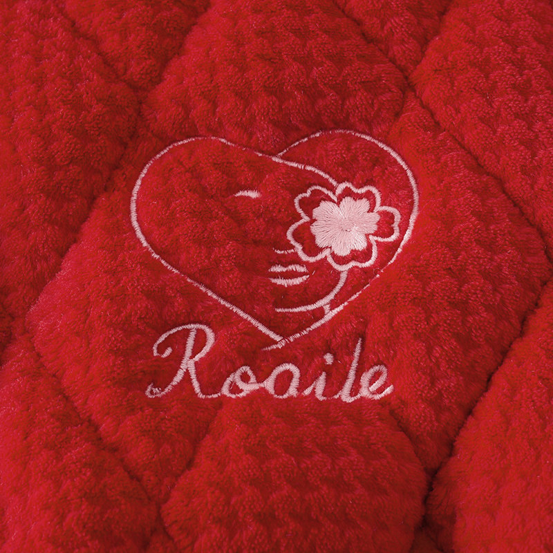 睡衣女冬季珊瑚绒夹棉睡袍中长款加厚保暖秋冬款红浴袍浴衣法兰绒,淘宝优惠券,粉丝福利购,淘宝优惠卷