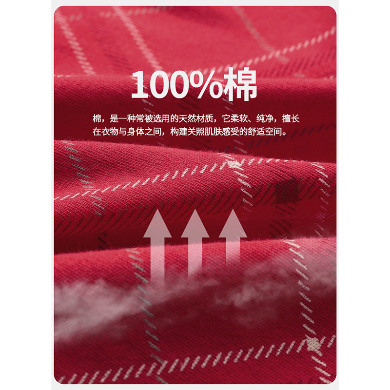 【不单调格纹熊】卡通睡衣女夏季纯棉短袖长裤格子全棉家居服套装,淘宝优惠券,粉丝福利购,淘宝优惠卷