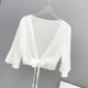 ເສື້ອຢືດບາງໆ shawl ກັບ skirt suspender
