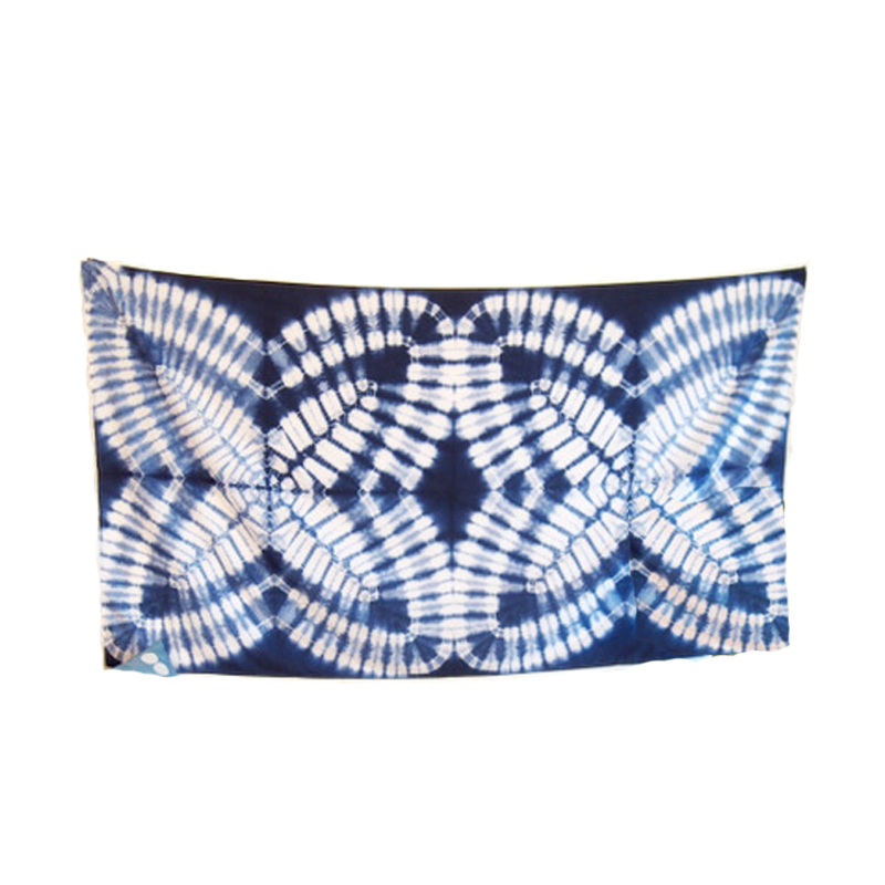 Shibori Dyed Tapestry 印度进口手工挂布印染背景布民宿客厅挂毯 - 图1