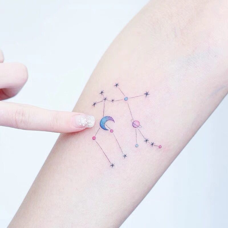 十二星座纹身贴纸 新人首单立减十元 21年11月 淘宝海外