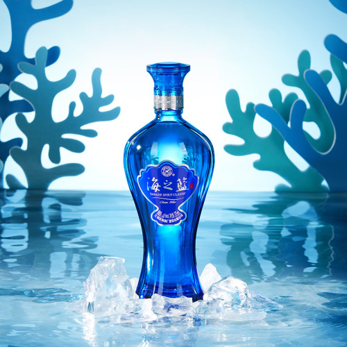 洋河蓝色经典 海之蓝2018版52度375mL*2瓶 官方旗舰店 绵柔 白酒 - 图1