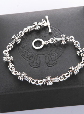 十字架钛钢手链男士潮女小众高级感冷淡风