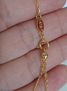 一件钛钢项链可串珠子百搭单链配链万能项链