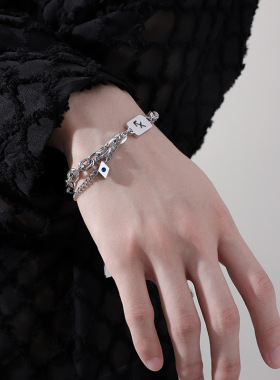 十二星座钛钢手链男女百搭小众学生