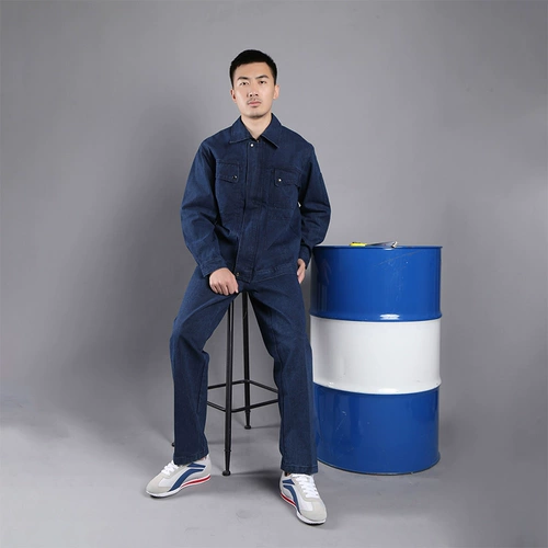 Униформа медсестры, хлопковый джинсовый комбинезон для работы, износостойкий комплект, защита от ожогов