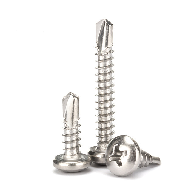 410 stainless steel round head self-drilling Phillips screw
