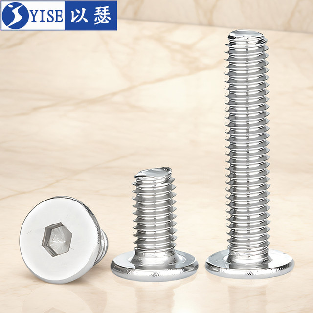 304 stainless steel CM ultra-thin head large flat head hexagon