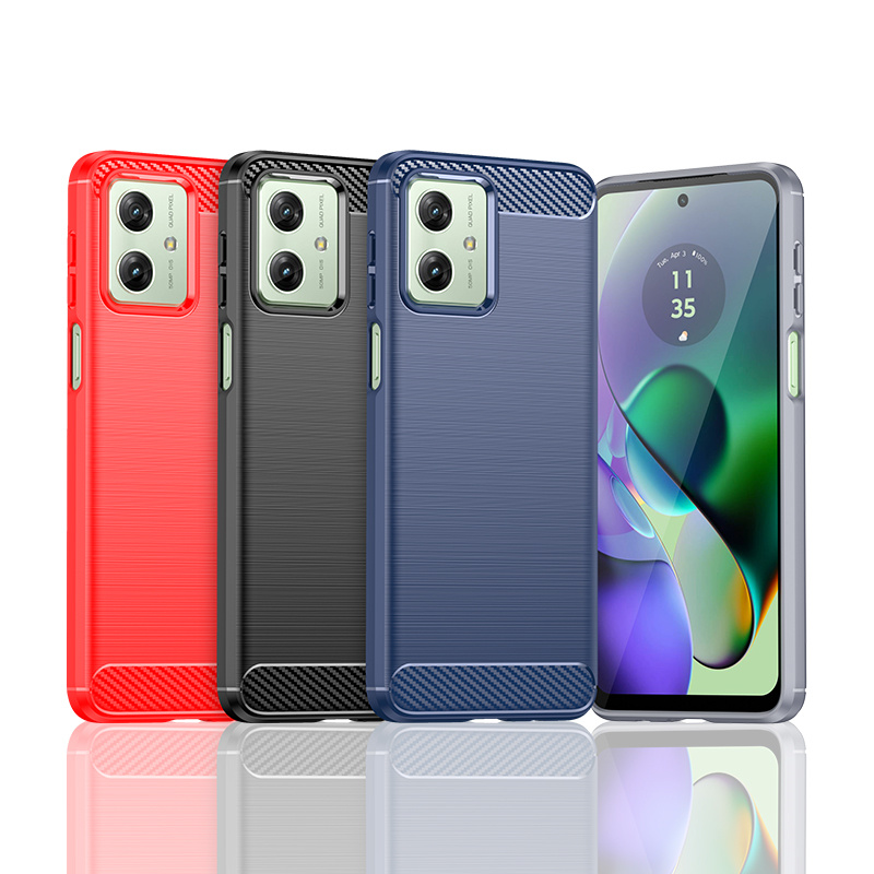 摩托罗拉g54保护套motog545g防摔软胶moto手机壳motorola碳纤维XT2343-3磨砂q54男款女motoXT2343一3硅胶适用 - 图3