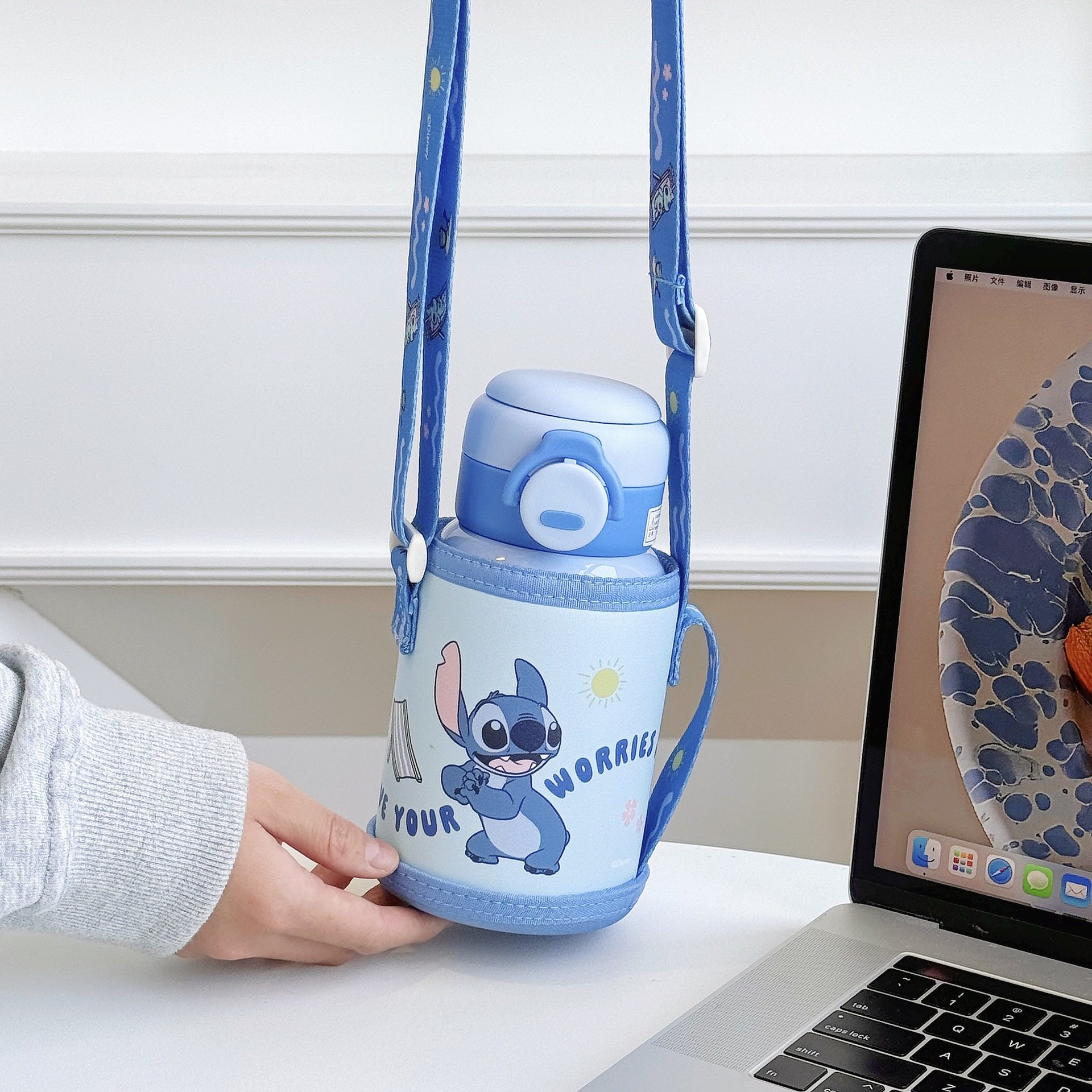 迪士尼儿童保温杯316不锈钢双饮杯大容量杯套卡通幼儿园学生水杯,淘宝优惠券,粉丝福利购,淘宝优惠卷