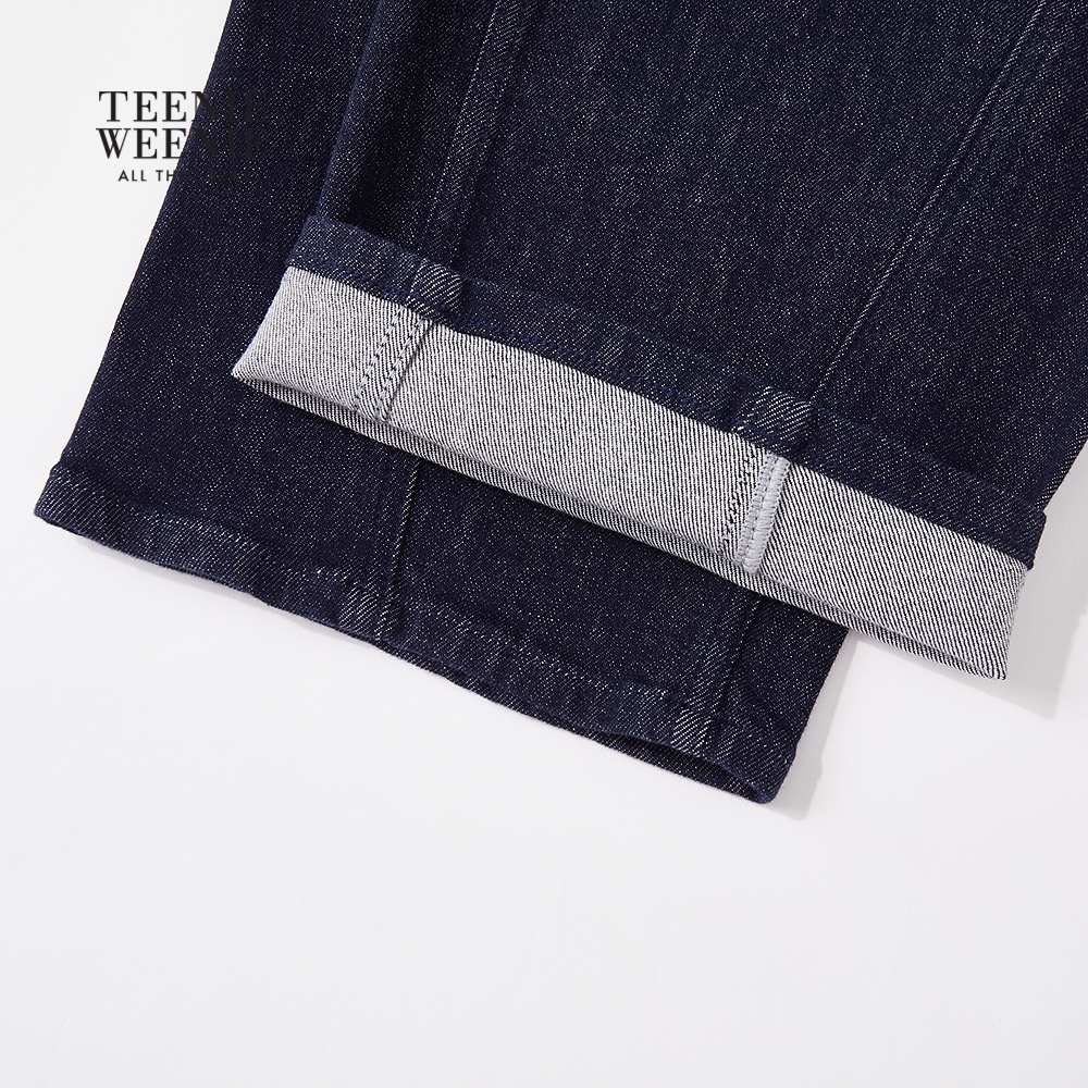 【T.W.R.C】TeenieWeenie小熊女装简约舒适松弛感锥型牛仔裤twrc - 图3