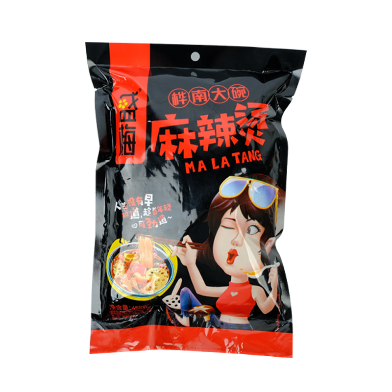 麻辣烫东北老式桦南大碗麻辣烫黏糊麻辣烫牛筋面带料包奶汤香辣汤-图3