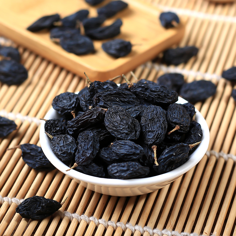 卡滋乐旗舰店卡滋乐 葡萄干新货250g新疆特级超大免洗黑加仑黑葡萄干零食2