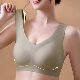 Maternity underwear during pregnancy, special summer thin anti-sagging, stomach-beautifying sports large size seamless vest bra