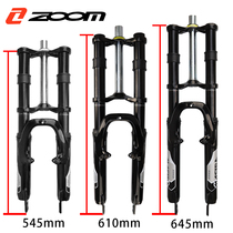 ZOOM Rhens DH Double Shoulders Drop Speed Front Shock Device Snow Ground Tire Mountain Coarse Tire Bike Shock Absorbing Front Fork