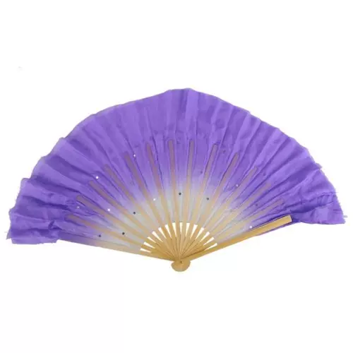 红舞鞋 90280 Двойной фанат танца Yangge Dance Fan Performance Fan Fan Fan Fan 1 Feet Real Silk Fan