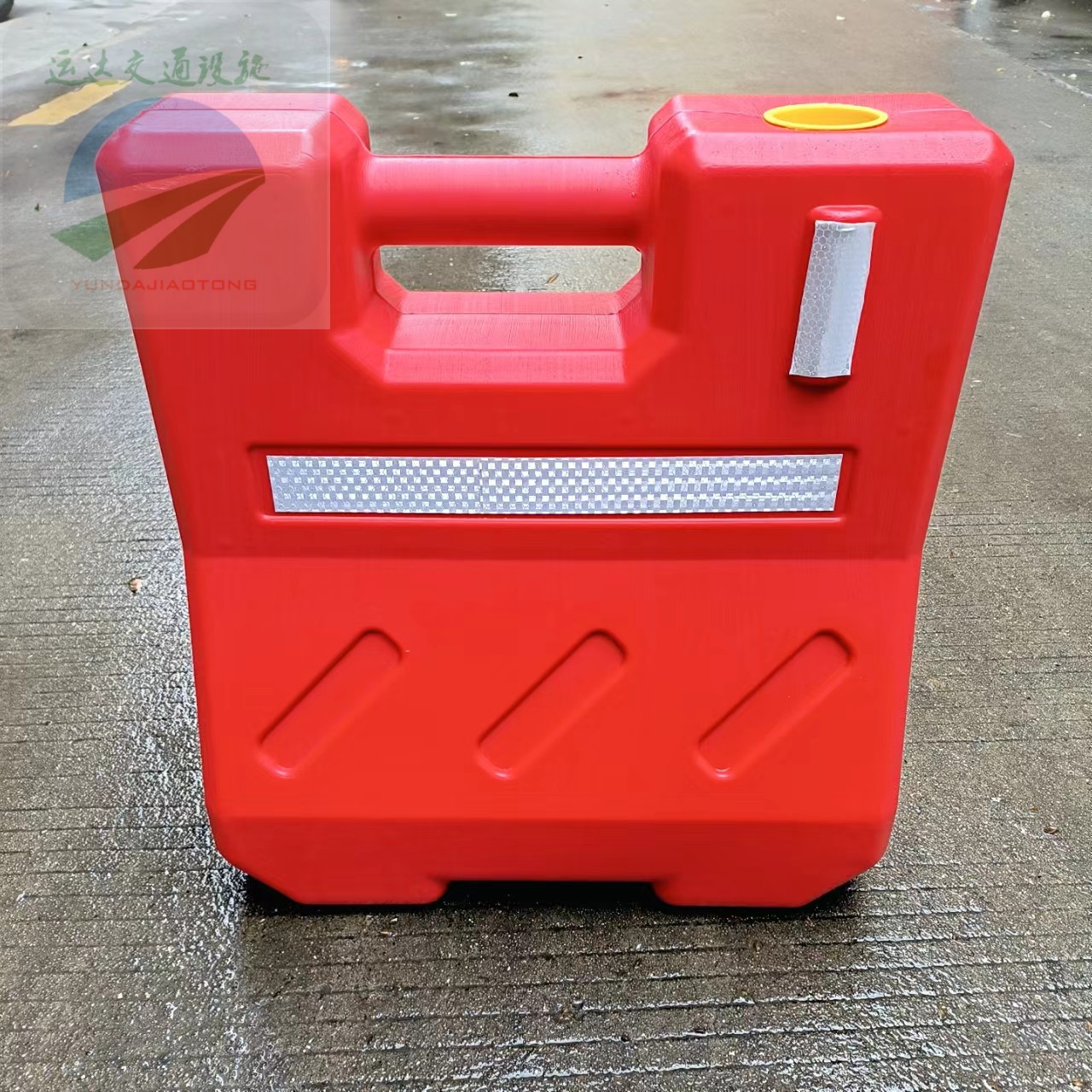 全新塑料550小水马隔离墩防撞桶路障注水沙围挡护栏交通设施厂邮 - 图0