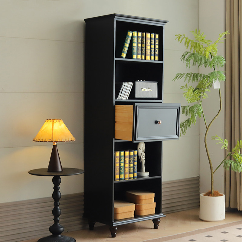 实木美式电视柜高酒柜储物柜简约陈列柜玻璃柜边柜装饰柜轻奢靠墙,淘宝优惠券,粉丝福利购,淘宝优惠卷