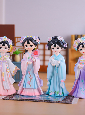 国潮风古韵潮梦里花未眠摆件客厅书房装饰工艺品朋友闺蜜生日礼物