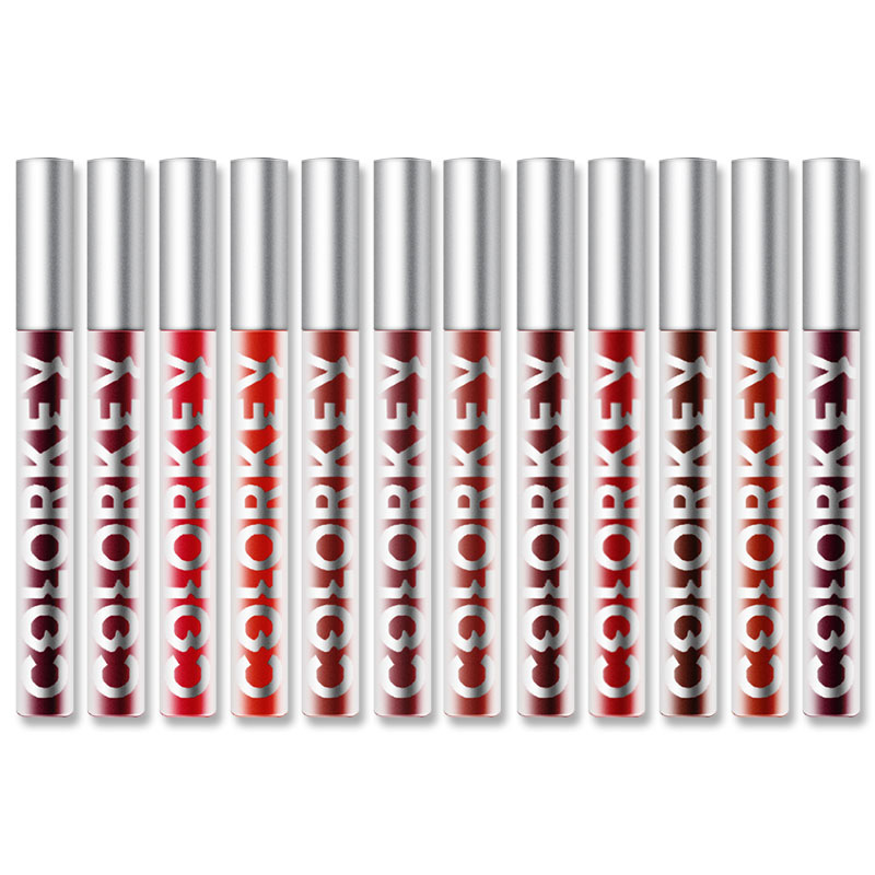 倍思科化妆品专营店colorkey珂拉琪丝绒雾面哑光空气唇釉唇彩小众品牌口红棕色女学生3