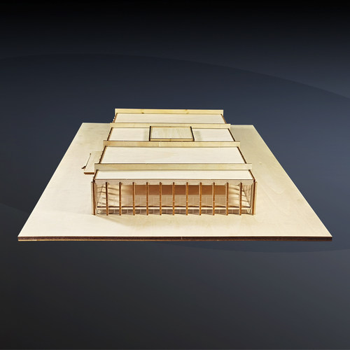 伊利诺理工学院木质模型沙盘建筑diy手工拼装定做模型场景博物馆 - 图1