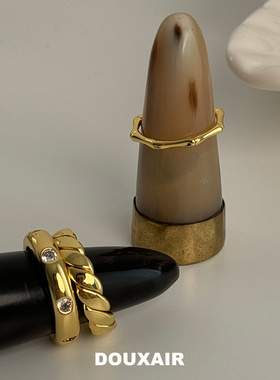 方钻礼物男女情侣食指钛钢韩国