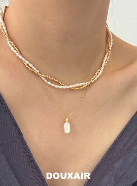 DouxAir绝甜空气双层珍珠项链
